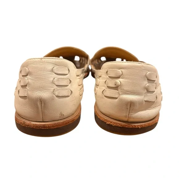 Nisolo Woven leather cream Sandals Elegant and Versatile - Picture 6 of 14